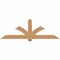 Ekena Millwork Redmond Smooth Timber Gable Bracket, Western Red Cedar, 84"W x 28"H x 3 1/2"D x 5 1/2"F, 8/12 Pitch GBW084X28X0406RED00SWR - alternate 1
